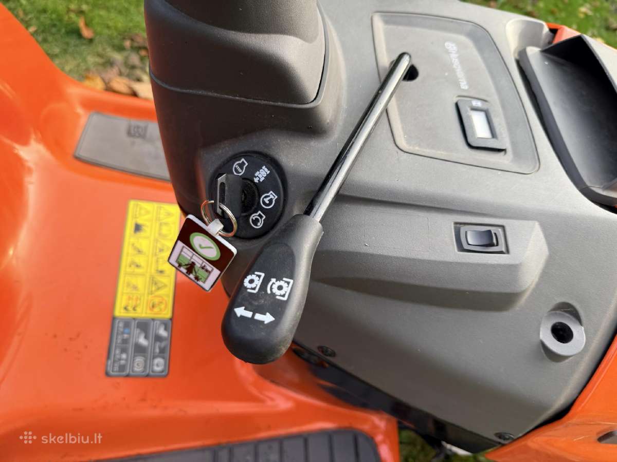 Sodo traktoriukas Husqvarna Ts-138 - nuotraukos Nr. 16