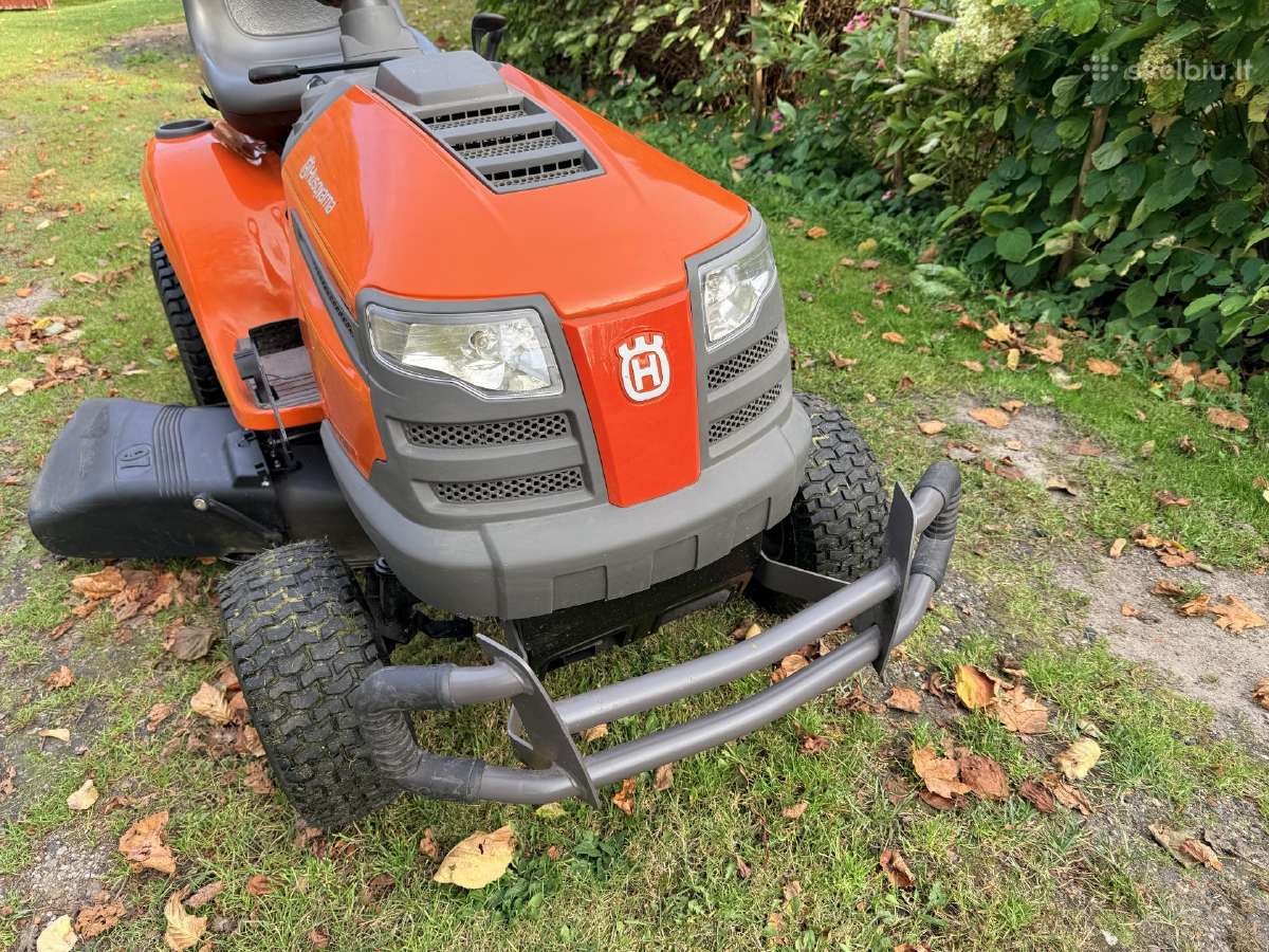 Sodo traktoriukas Husqvarna Ts-138 - nuotraukos Nr. 18