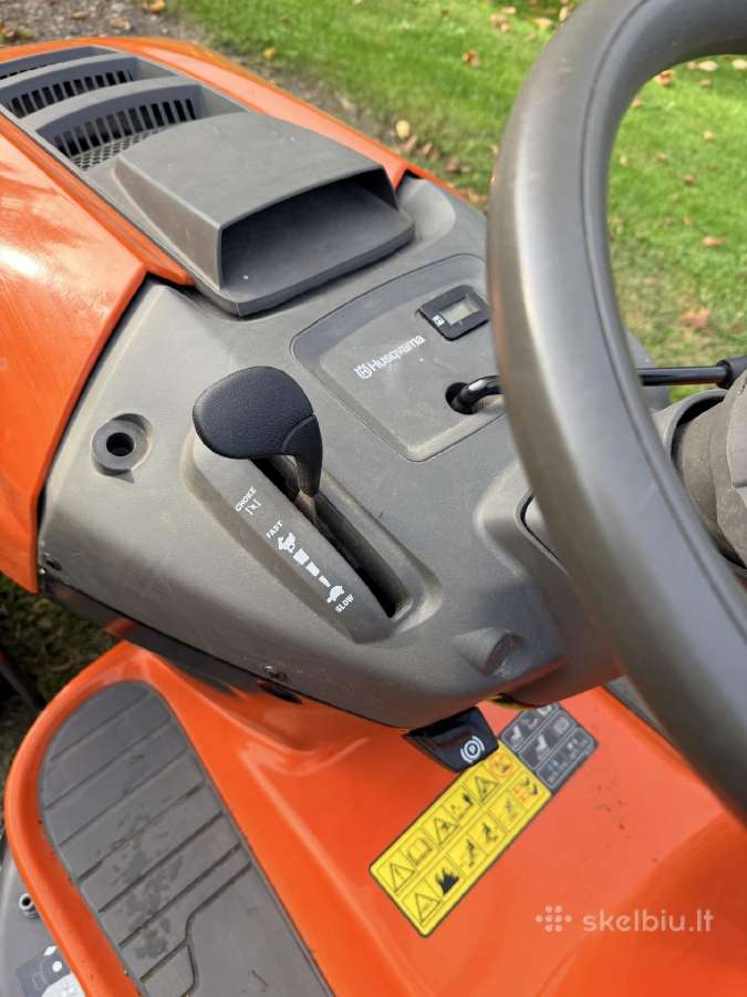 Sodo traktoriukas Husqvarna Ts-138 - nuotraukos Nr. 20