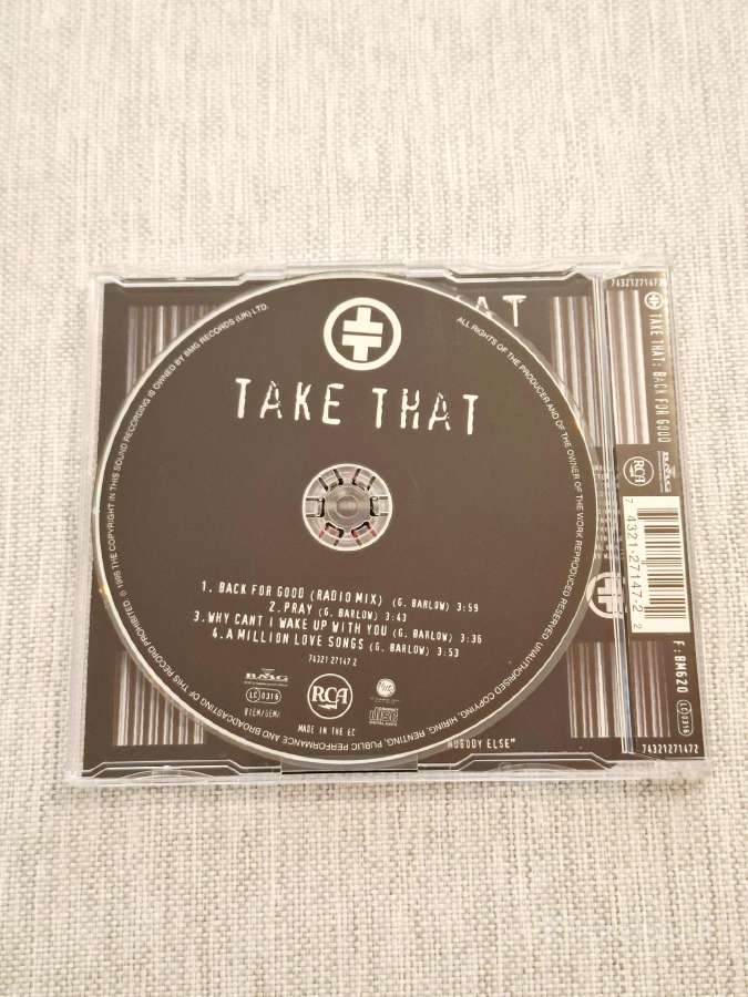 Take That - Back for Good (CD single) - nuotraukos Nr. 4