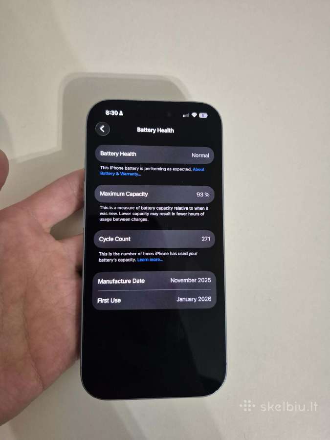 Parduodamas iPhone 17 256gb - nuotraukos Nr. 6