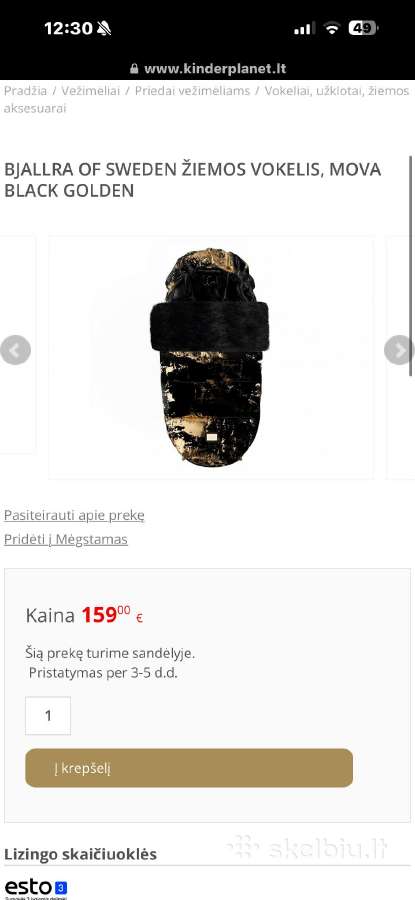 Naujas Bjallra of Sweden zieminis vokelis - nuotraukos Nr. 7