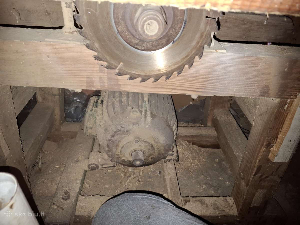 Trifazis variklis 10kw 1460 apsukos, 103kg - nuotraukos Nr. 3