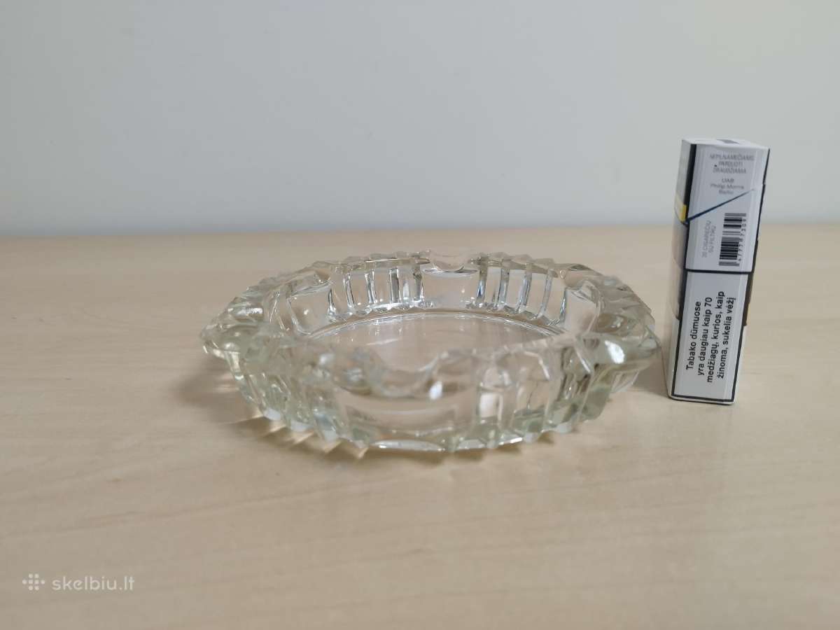 Vintažinė krištolinė peleninė - nuotraukos Nr. 7