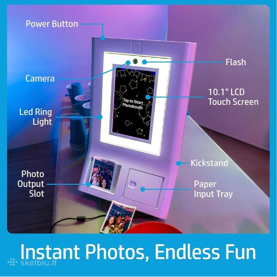 Hp Sprocket foto būdelė ,momentinis spausdintuvas - nuotraukos Nr. 3
