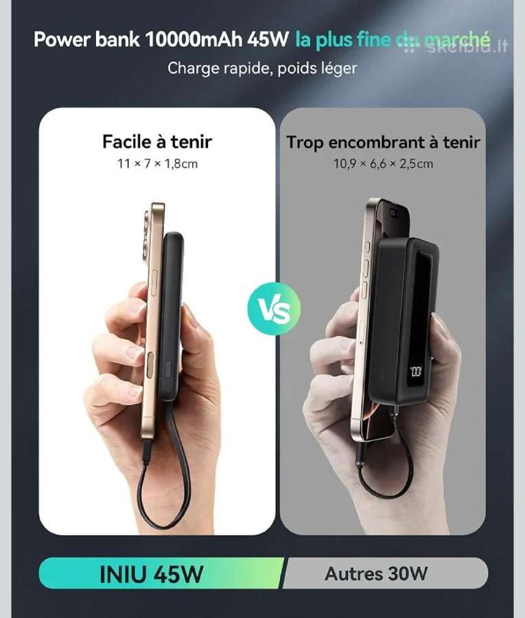 Nešiojamas maitinimo šaltinis,power bank - nuotraukos Nr. 3