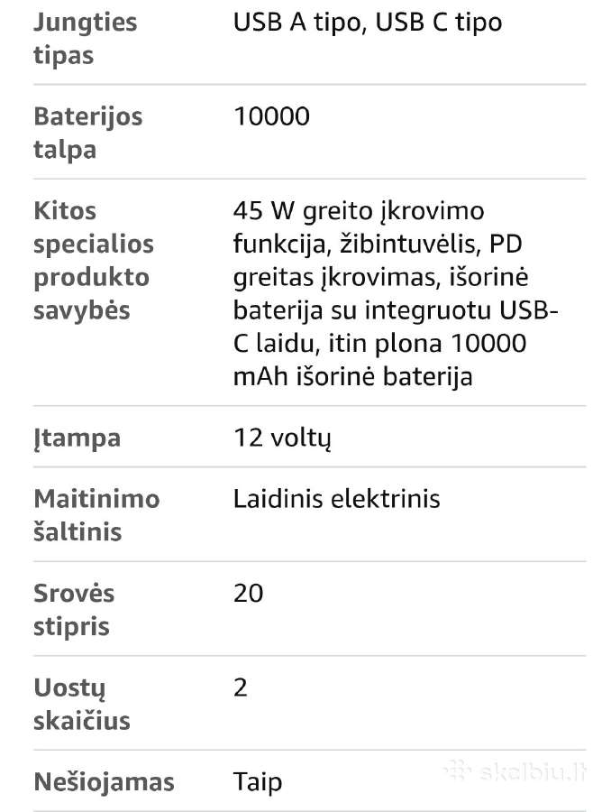 Nešiojamas maitinimo šaltinis,power bank - nuotraukos Nr. 6