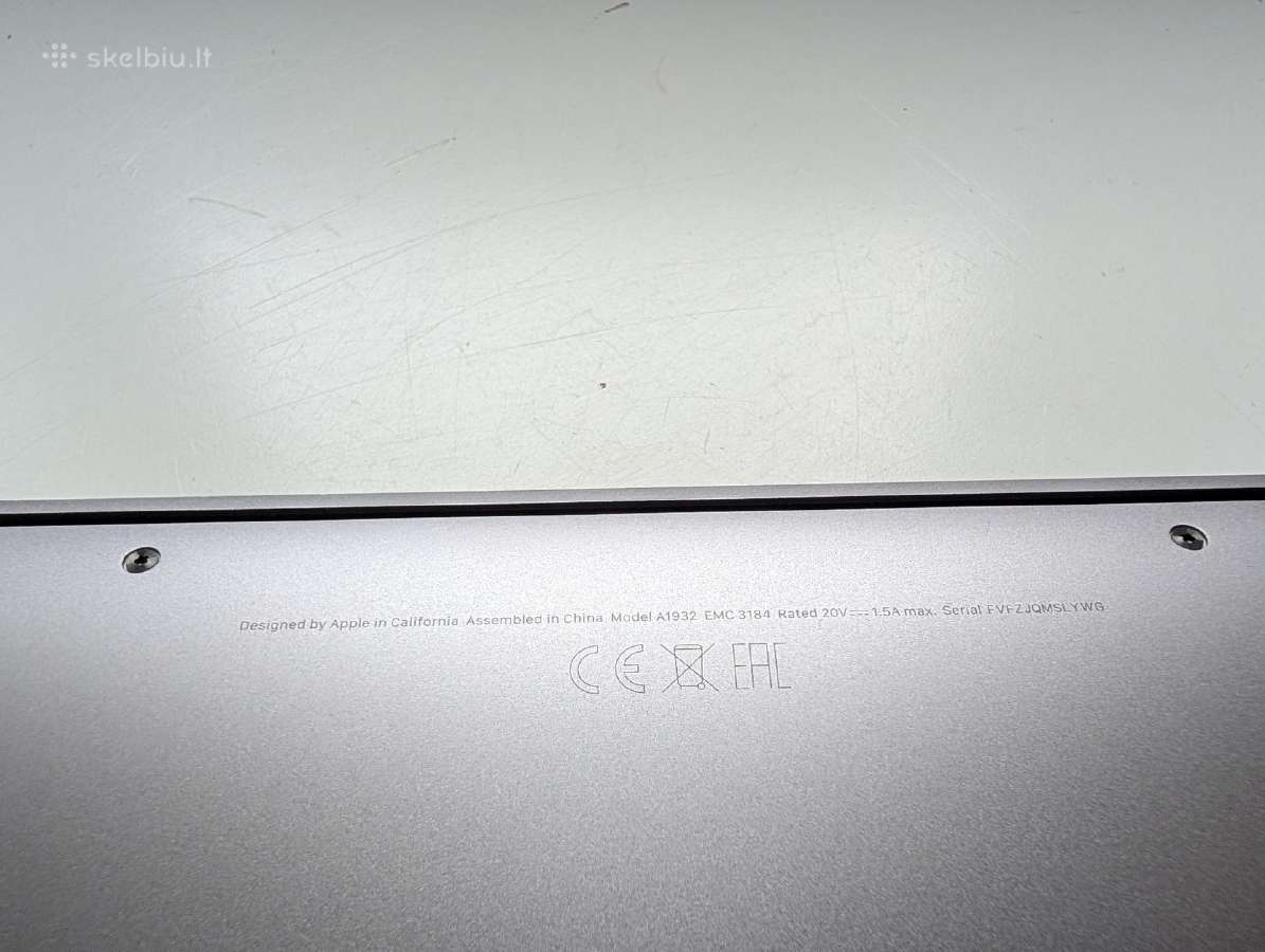 Apple MacBook Air 13" (2019) i5 8 GB RAM 128 - nuotraukos Nr. 4