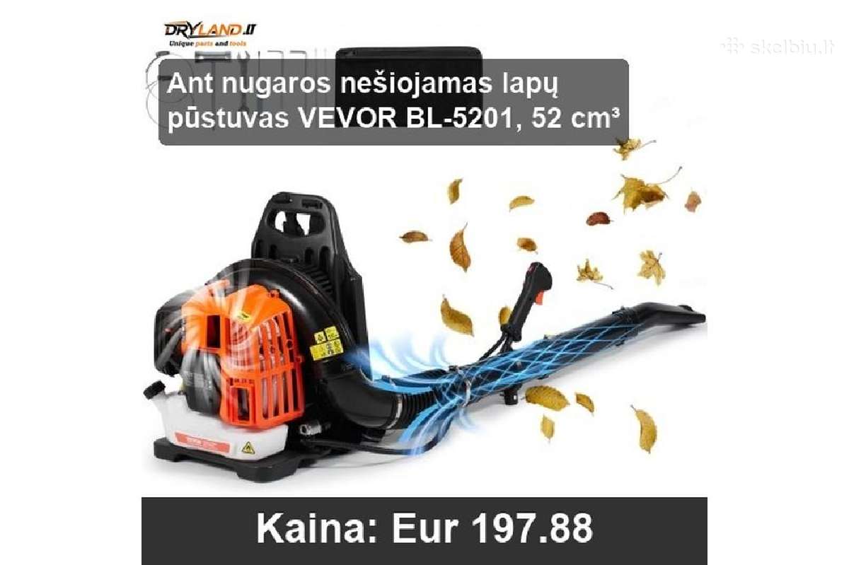 Efektyvūs lapų pūstuvai ir siurbliai – Hecht - nuotraukos Nr. 10