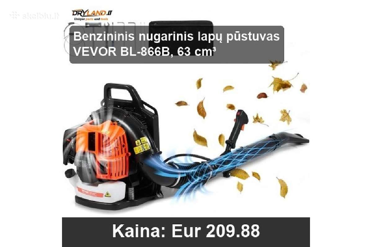 Efektyvūs lapų pūstuvai ir siurbliai – Hecht - nuotraukos Nr. 11