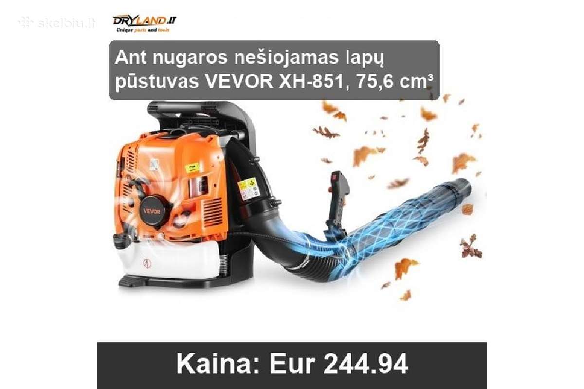 Efektyvūs lapų pūstuvai ir siurbliai – Hecht - nuotraukos Nr. 13