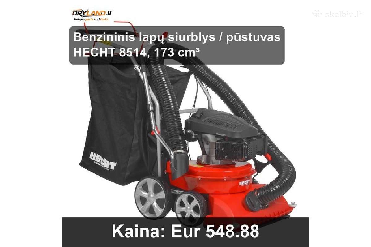 Efektyvūs lapų pūstuvai ir siurbliai – Hecht - nuotraukos Nr. 15