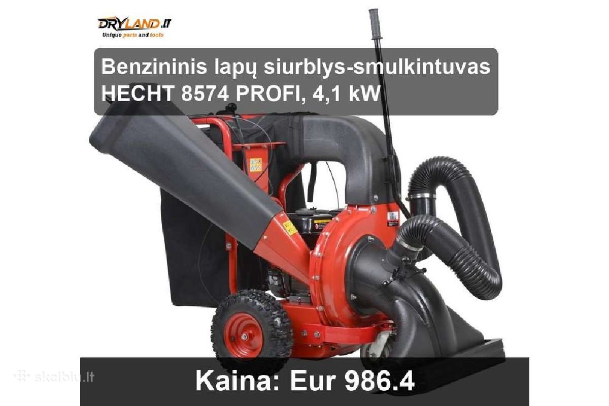 Efektyvūs lapų pūstuvai ir siurbliai – Hecht - nuotraukos Nr. 16