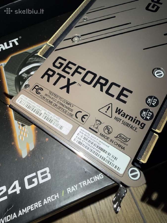 Palit Gamingpro Rtx3090 24gb - nuotraukos Nr. 5