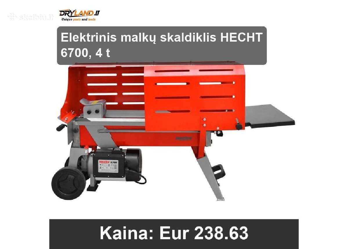 Hecht malkų skaldyklės efektyvus ruošimas žiemai - nuotraukos Nr. 7
