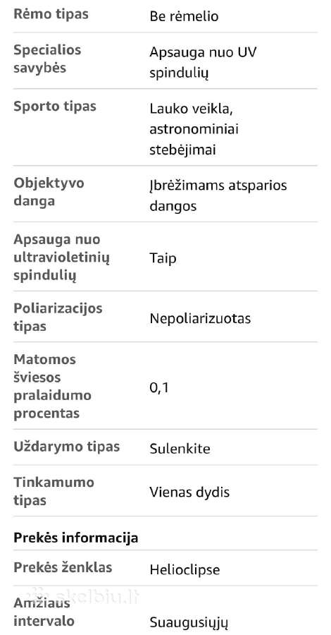 Saules užtemimo akiniai Helioclipse(50 vnt) - nuotraukos Nr. 5