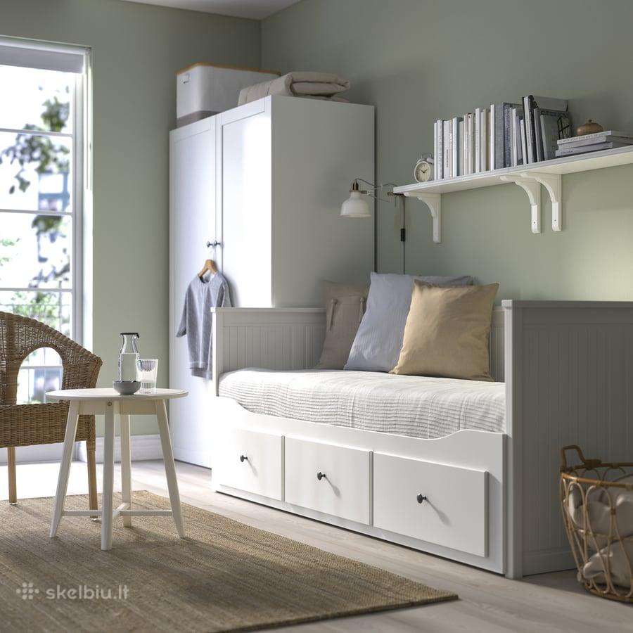 Hemnes Kušetė su 3 stalčiais - nuotraukos Nr. 2