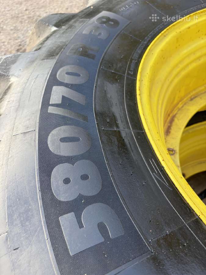 580/70r38 540/65r28 traktoriaus ratų komplektas - nuotraukos Nr. 3