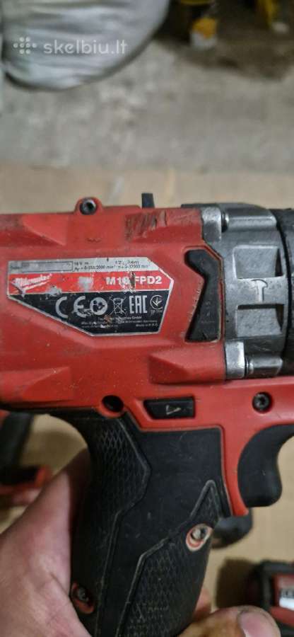 Milwaukee M18 suktuvai, akum ir krovikli - nuotraukos Nr. 4