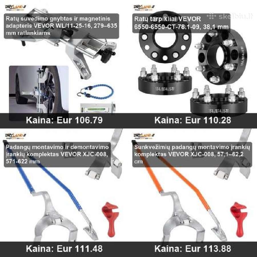 Automobilių atlaisvinimo lentos, rastafkės, kalpok - nuotraukos Nr. 29