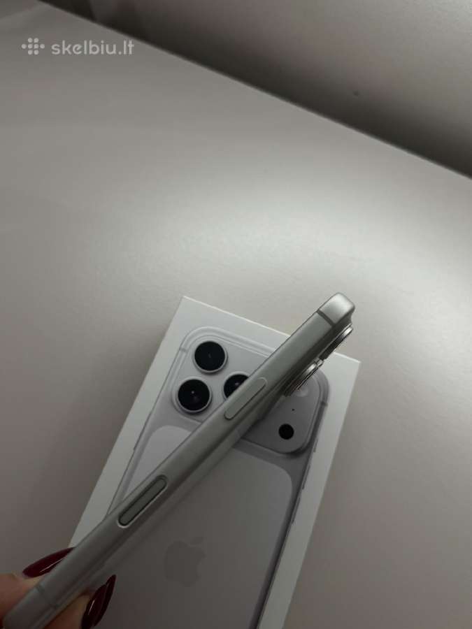 Parduodu iPhone 17 Pro 256 GB, Silver spalvos - nuotraukos Nr. 2