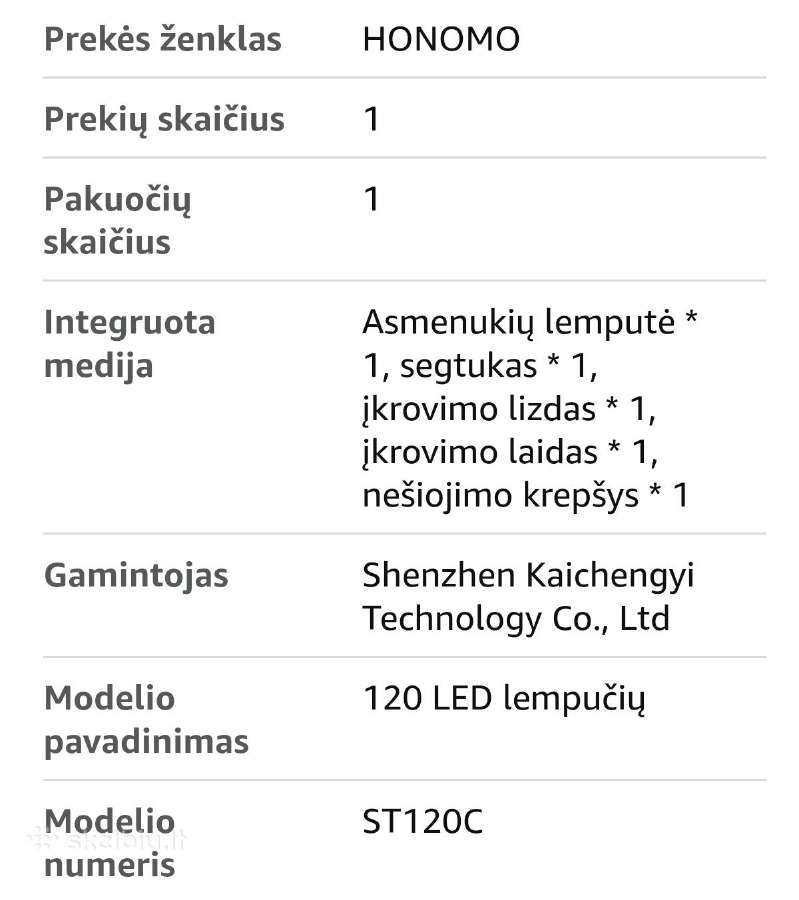 Fotografijos ir vaizdo įrašų LED šviestuvas Honomo - nuotraukos Nr. 6