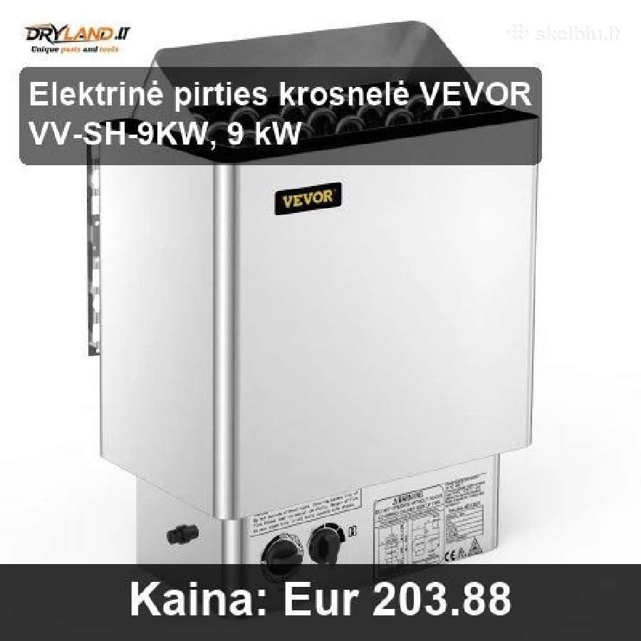 Elektrinės pirties krosnelės greita patogu šildyti - nuotraukos Nr. 8