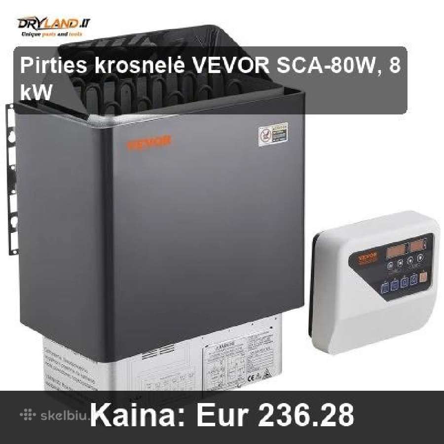 Elektrinės pirties krosnelės greita patogu šildyti - nuotraukos Nr. 14