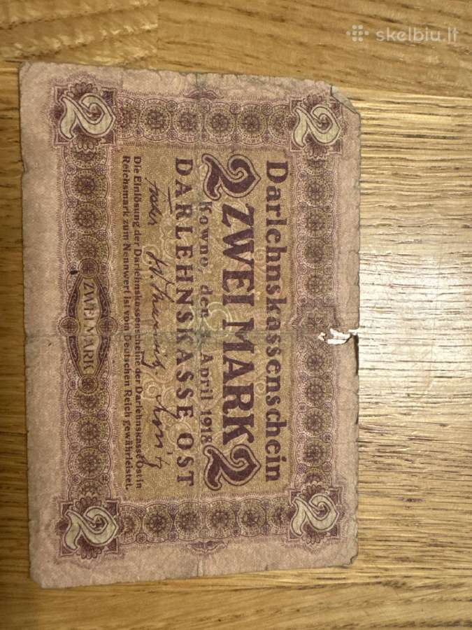 Vokietijos, 2 ost markių banknotas - nuotraukos Nr. 2