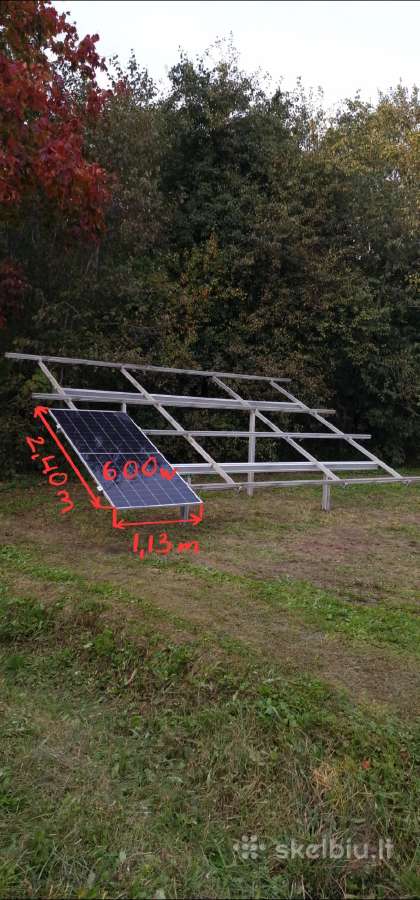 Saulės elektrinės konstrukcija - nuotraukos Nr. 6
