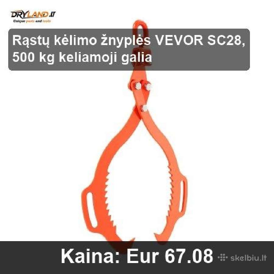 Rąstų pakėlėjai ir žnyplės – efektyvus medienos ap - nuotraukos Nr. 6