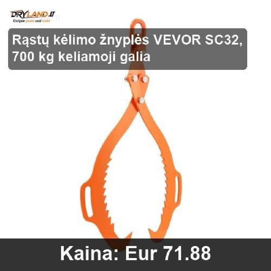 Rąstų pakėlėjai ir žnyplės – efektyvus medienos ap - nuotraukos Nr. 10