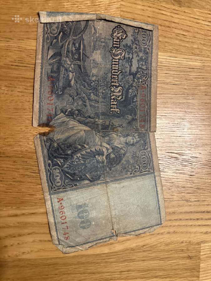 Vokietijos 100 markių banknotas - nuotraukos Nr. 2