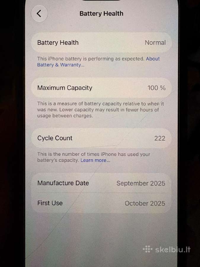 iPhone 17 Pro Silver 256gb - nuotraukos Nr. 6