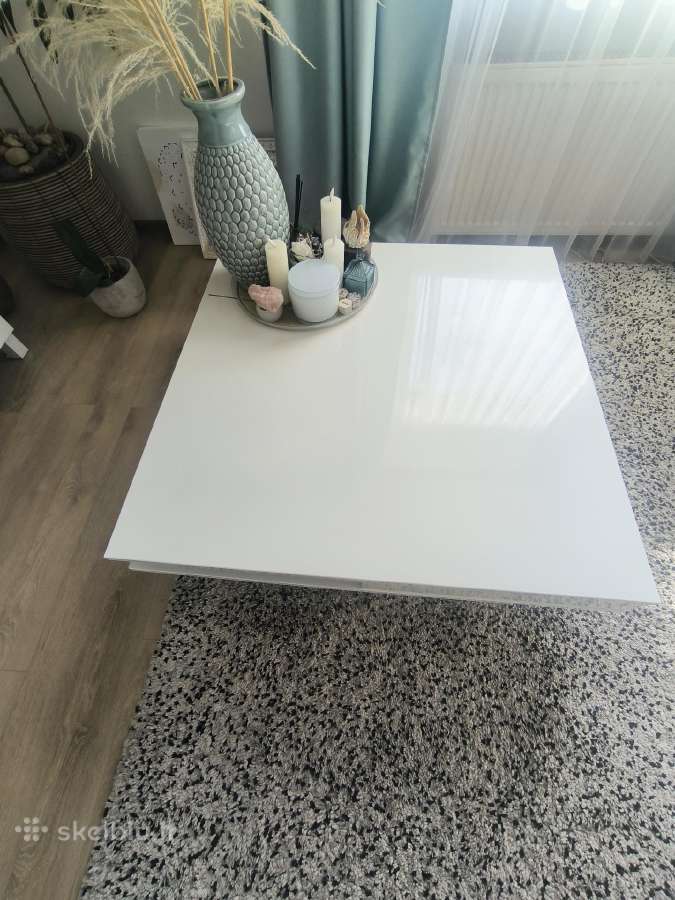 Ikea baltas žurnalinis staliukas - nuotraukos Nr. 3