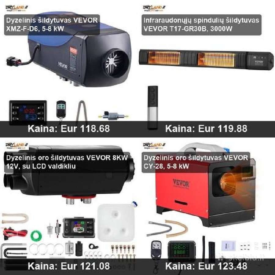 Autonominiai dyzelinio, infraraudonųjų šildytuvai - nuotraukos Nr. 17