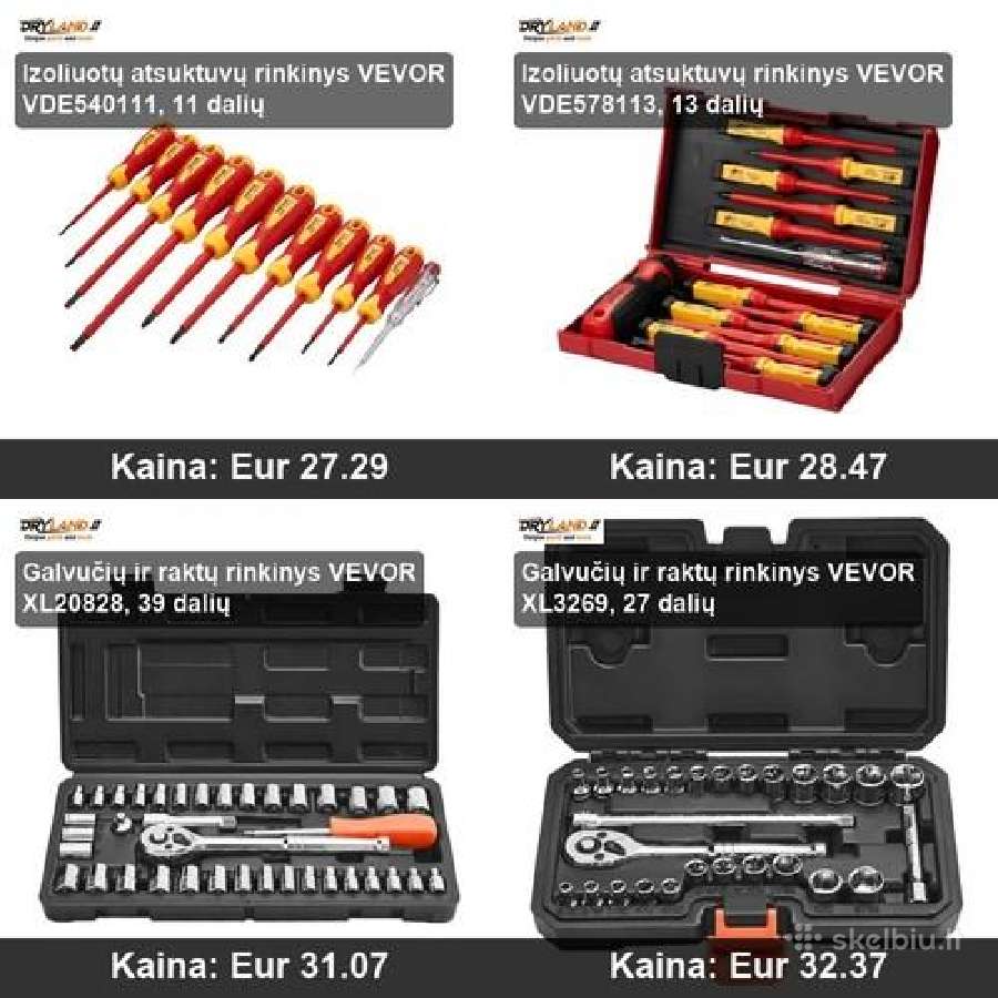 Nuo veržliasukio iki specializuotų raktų rinkinių - nuotraukos Nr. 2
