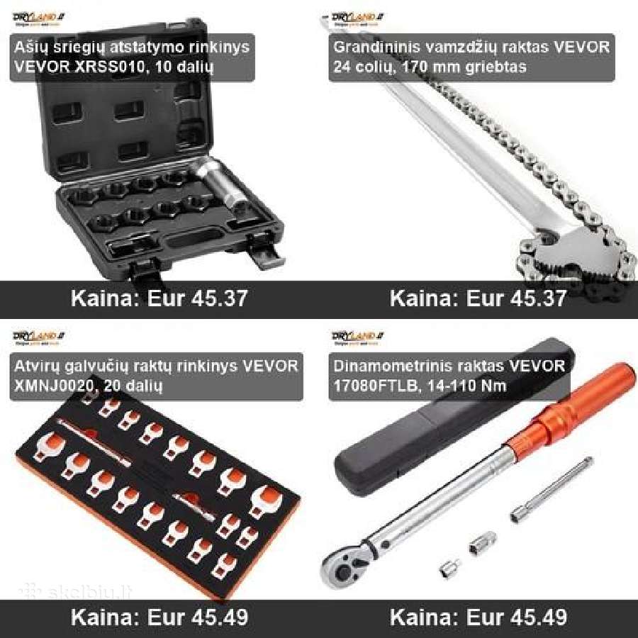 Nuo veržliasukio iki specializuotų raktų rinkinių - nuotraukos Nr. 9