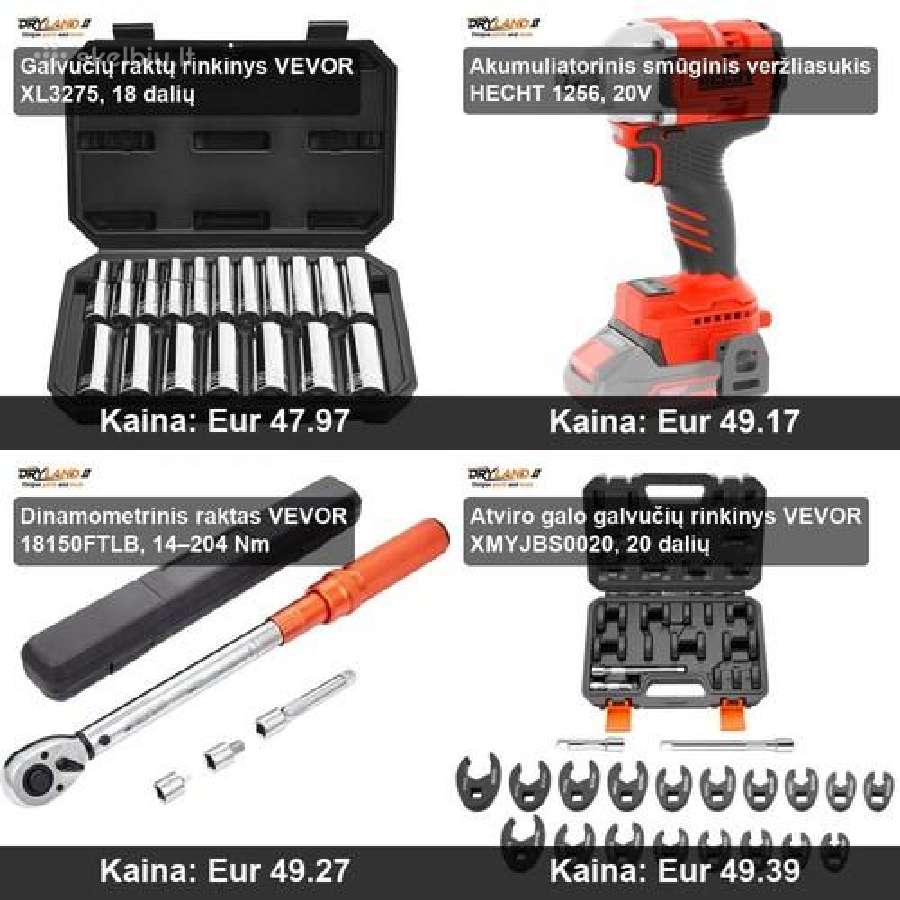 Nuo veržliasukio iki specializuotų raktų rinkinių - nuotraukos Nr. 10