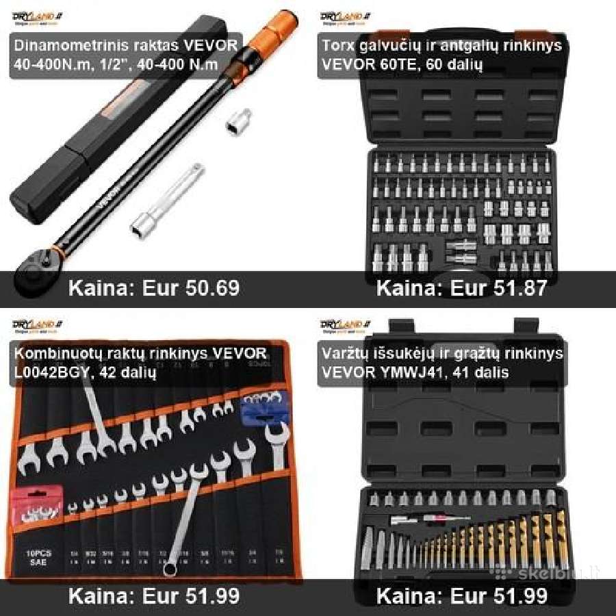 Nuo veržliasukio iki specializuotų raktų rinkinių - nuotraukos Nr. 12