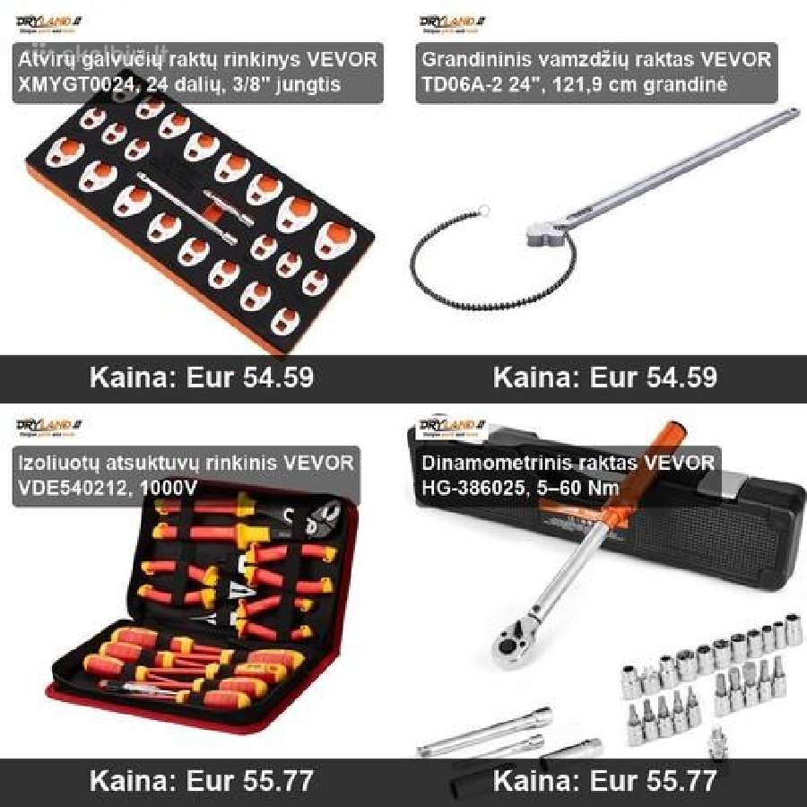 Nuo veržliasukio iki specializuotų raktų rinkinių - nuotraukos Nr. 14