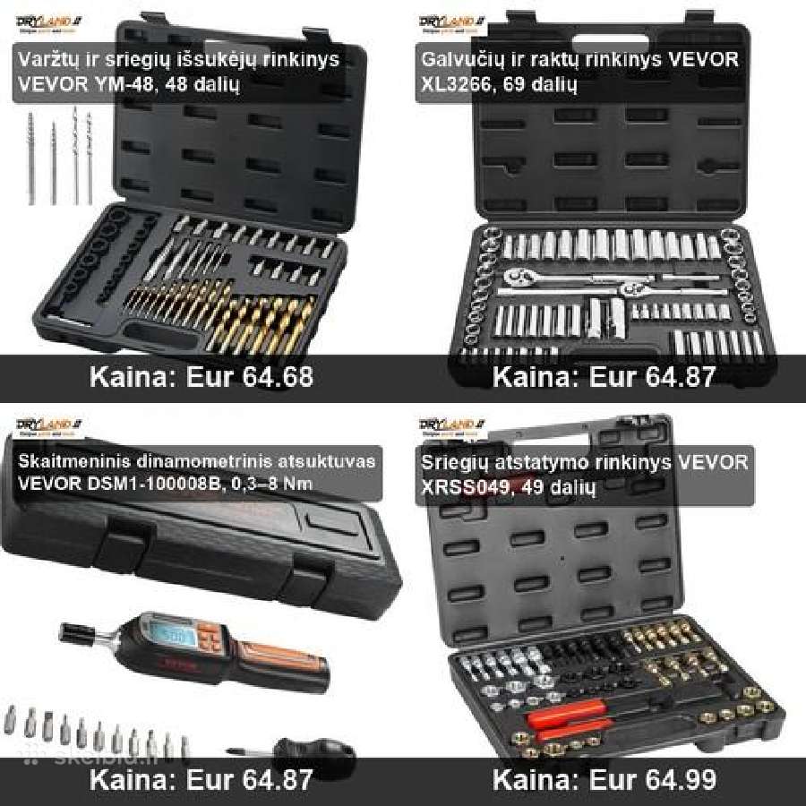 Nuo veržliasukio iki specializuotų raktų rinkinių - nuotraukos Nr. 20