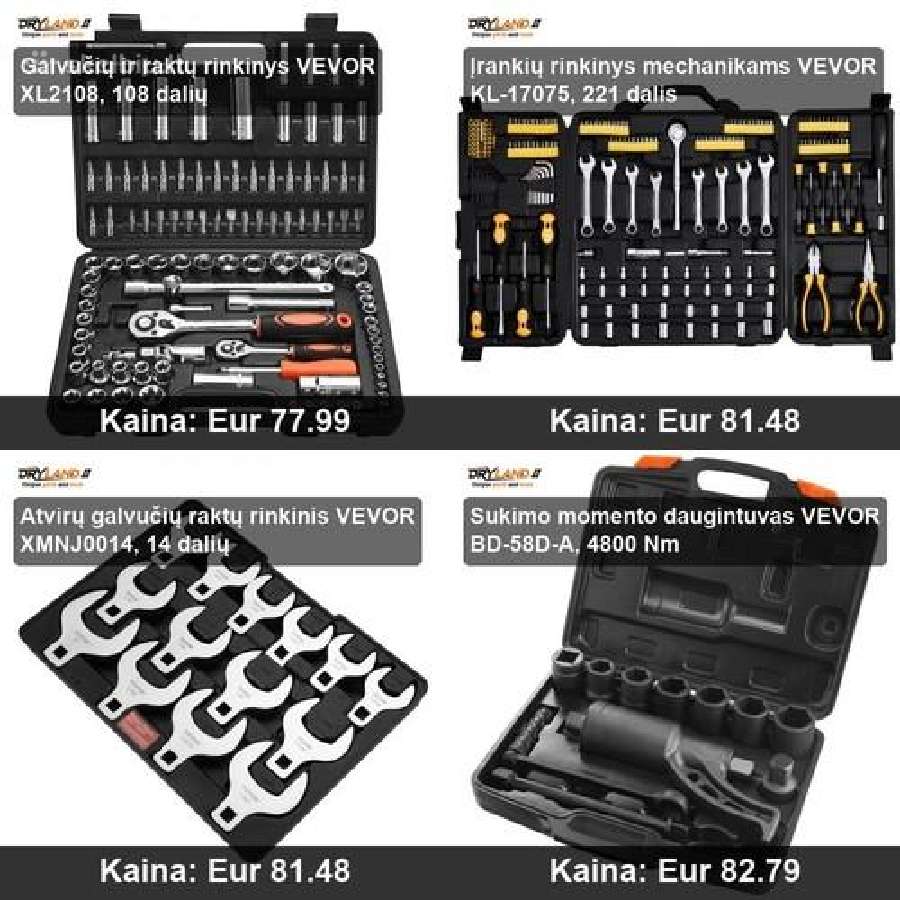Nuo veržliasukio iki specializuotų raktų rinkinių - nuotraukos Nr. 24