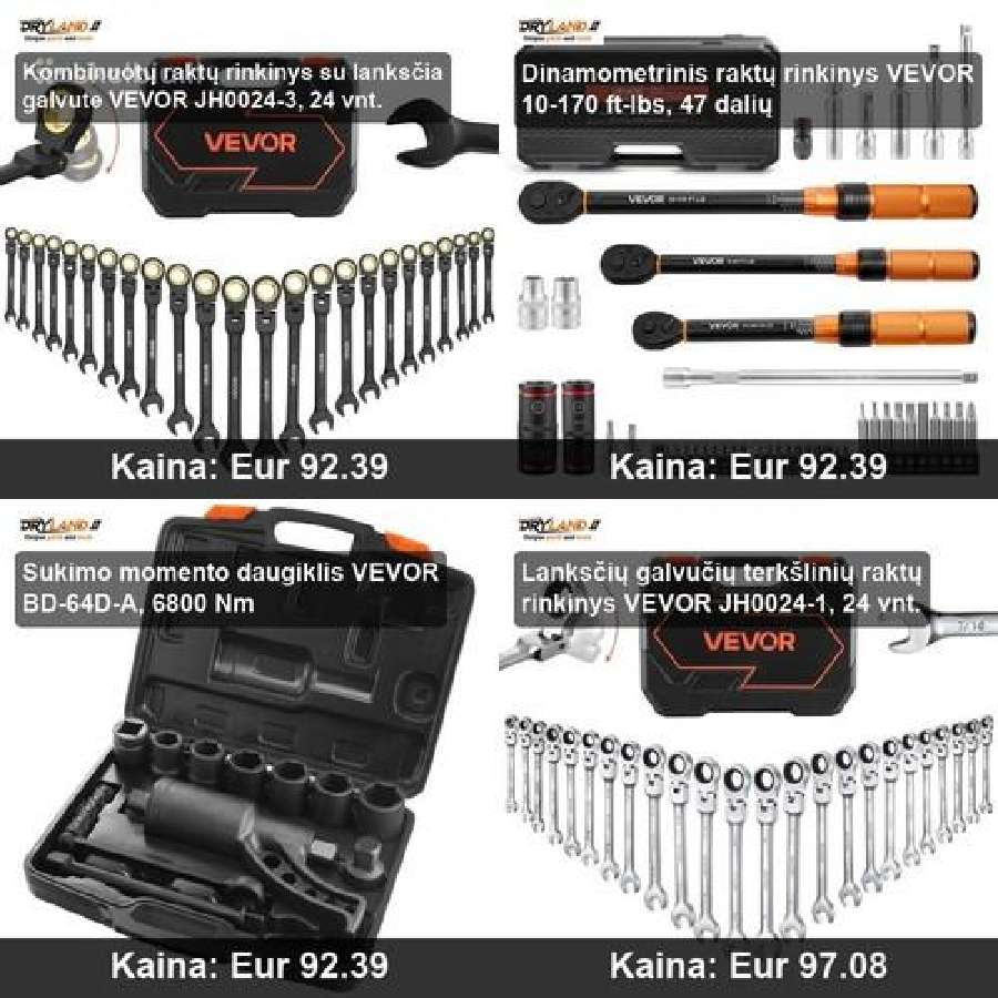 Nuo veržliasukio iki specializuotų raktų rinkinių - nuotraukos Nr. 29