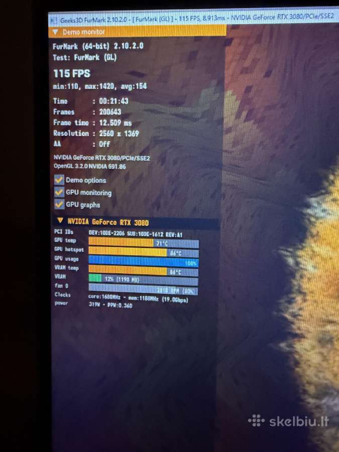 Rtx3080 10gb, 32gb, Ryzen 7 - Pc - nuotraukos Nr. 8