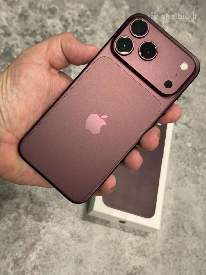 Apple iPhone 18 Pro Max 256gb Burgundy 24men. - nuotraukos Nr. 2