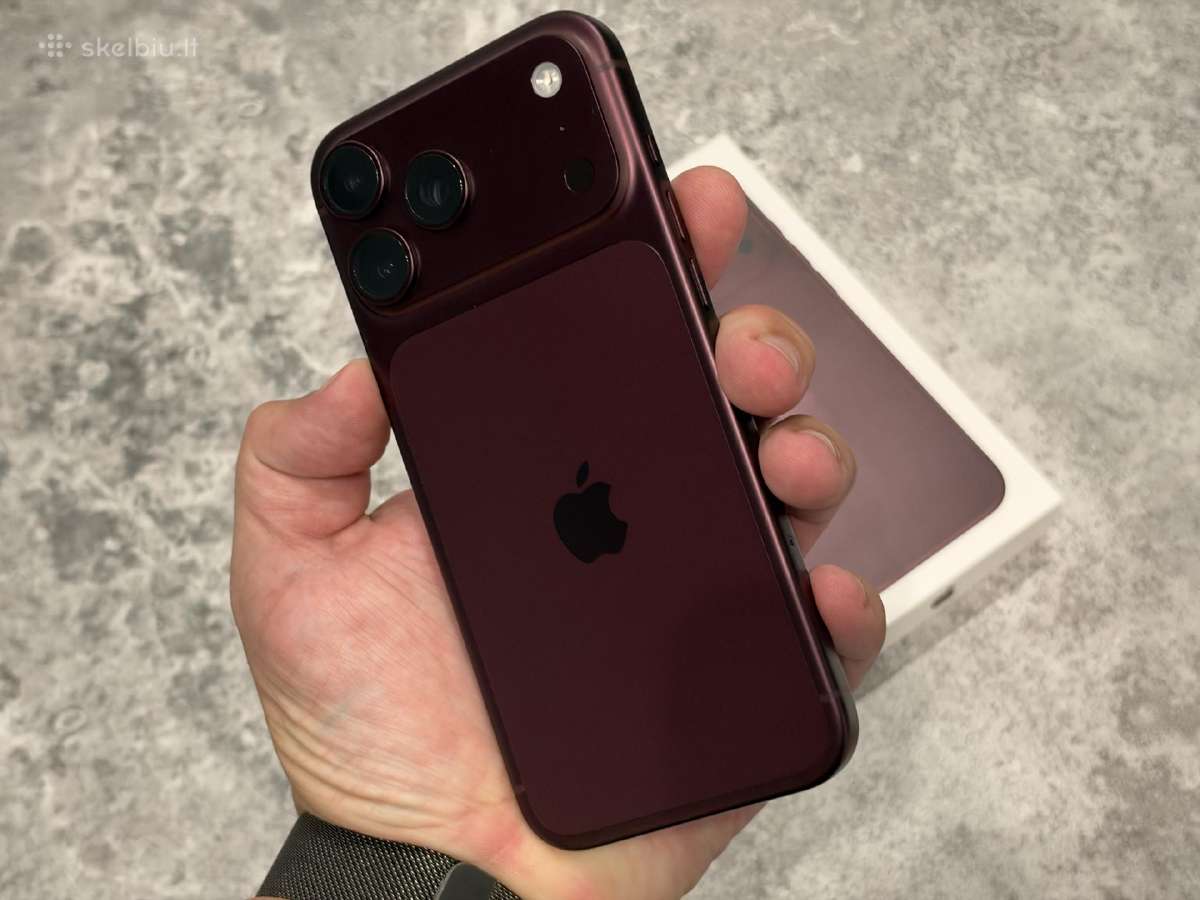 Apple iPhone 18 Pro Max 256gb Burgundy 24men. - nuotraukos Nr. 4