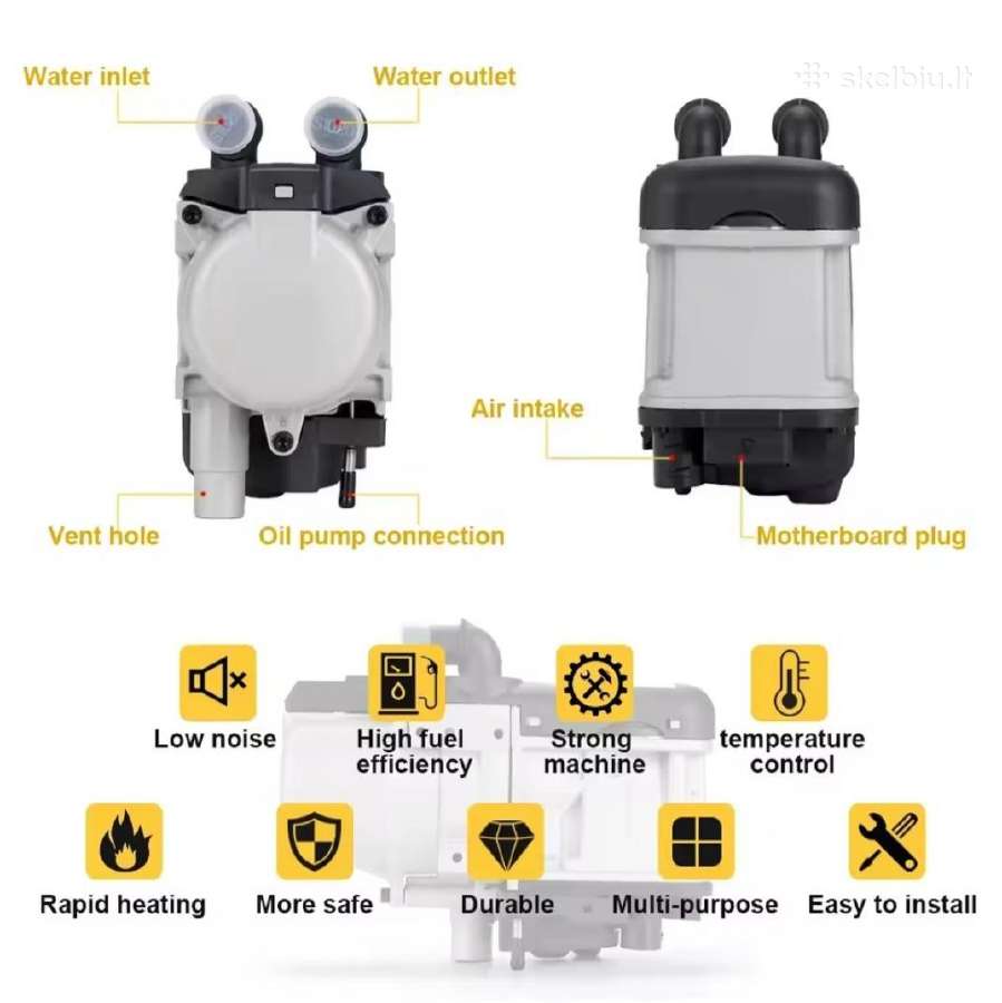 Šlapia Webasto variklio pašildymui 6kw 12v. - nuotraukos Nr. 11