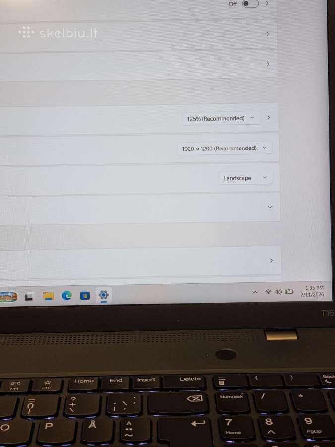 Lenovo Thinkpad T16 Gen 2 - nuotraukos Nr. 7