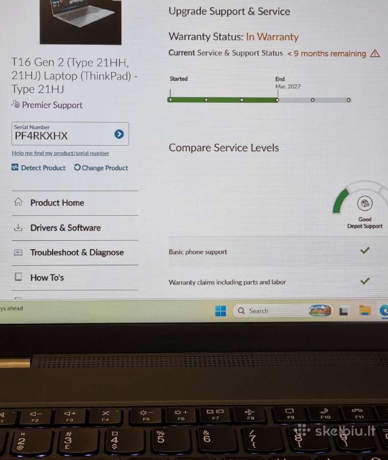 Lenovo Thinkpad T16 Gen 2 - nuotraukos Nr. 8